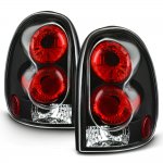 Plymouth Voyager 1996-2000 Black Altezza Tail Lights