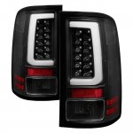 2008 GMC Sierra 2500HD Black LED Tail Lights Tube