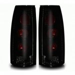 1998 GMC Sierra Black Smoked Tail Lights