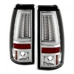 2006 Chevy Silverado 2500HD Clear Tube LED Tail Lights