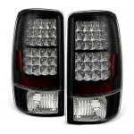 2004 Chevy Tahoe Black LED Tail Lights