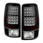 2001 Chevy Tahoe Black LED Tail Lights