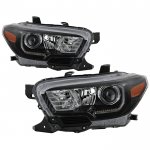 2018 Toyota Tacoma SR Black Projector Headlights LED DRL Switchback Signal