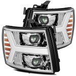 2010 Chevy Silverado 3500HD Projector Headlights LED DRL Dynamic Signal Activation
