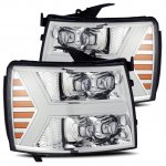 2007 Chevy Silverado 2500HD LED Quad Projector Headlights DRL Dynamic Signal Activation