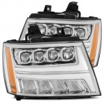 2009 Chevy Tahoe LED Quad Projector Headlights DRL Dynamic Signal Activation
