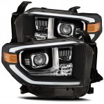 Toyota Tundra 2014-2021 Black Projector Headlights LED DRL Activation Level