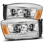 2007 Dodge Ram 2500 New Projector Headlights LED DRL Dynamic Signal