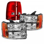 2008 GMC Sierra Denali Headlights and LED Tail Lights