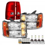 2008 GMC Sierra LED Bulbs Headlights LED Tail Lights