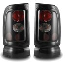 1996 Dodge Ram 3500 Black Smoked Altezza Tail Lights