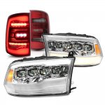 2017 Dodge Ram 2500 LED Quad Projector Headlights LED Tail Lights