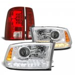 2011 Dodge Ram 2500 Premium DRL Projector Headlights Custom LED Tail Lights