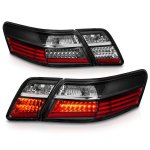 Toyota Camry 2007-2009 LED Tail Lights Black