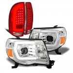 2009 Toyota Tacoma LED DRL Projector Headlights Tail Lights