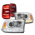 2012 Dodge Ram 2500 Premium Projector Headlights Full LED Tail Lights