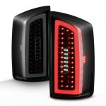 2007 Dodge Ram Black Smoked LED Tail Lights Tube