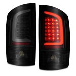 2004 Dodge Ram 3500 Black Smoked Tube LED Tail Lights