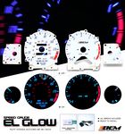 1995 Honda Accord Reverse Glow Gauge Cluster Face Kit