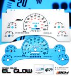 1997 Chevy S10 Pickup Glow Gauge Cluster Face Kit