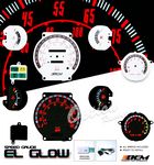 1991 Nissan Hardbody Glow Gauge Cluster Face Kit