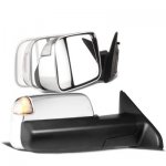 2006 Dodge Ram 3500 Chrome Power Folding Towing Mirrors Conversion Clear LED Signal
