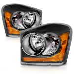 2006 Dodge Durango Black Euro Headlights