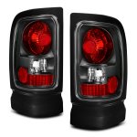 1995 Dodge Ram 2500 Black Custom Tail Lights