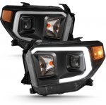 2018 Toyota Tundra Black LED DRL Projector Headlights A2