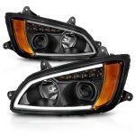 Kenworth T270 2008-2017 Black Projector Headlights LED DRL