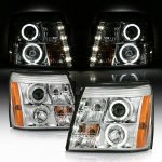 2005 Cadillac Escalade Clear Halo Projector Headlights with LED