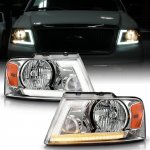 Lincoln Mark LT 2006-2008 Euro Headlights LED DRL Dynamic Signal