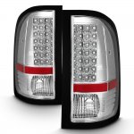 2012 Chevy Silverado 2500HD Chrome LED Tail Lights