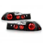 2001 Honda Accord Sedan Black Altezza Tail Lights