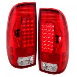 2000 Ford F450 Super Duty Red LED Tail Lights