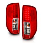 2008 Nissan Frontier LED Tail Lights Red and Clear