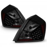 2012 Nissan Altima Sedan Black Smoked LED Tail Lights