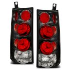 2009 Chevy Express Black Custom Tail Lights