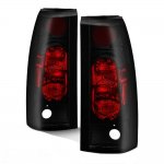 1995 Chevy Tahoe Altezza Tail Lights Black Smoked
