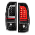 2001 Ford F350 Black LED Tail Lights Tube