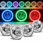 1973 Buick LeSabre Color LED Halo Sealed Beam Headlight Conversion Remote