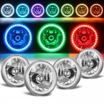 1974 Chrysler New Yorker Color LED Halo Sealed Beam Headlight Conversion Remote