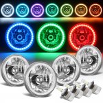 1977 Lincoln Continental Color Halo LED Headlights Kit Remote