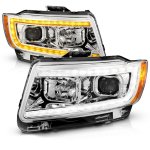 2012 Jeep Grand Cherokee Projector Headlights LED DRL Switchback Signals