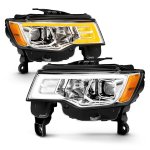 Jeep Grand Cherokee 2017-2019 Projector Headlights LED DRL Switchback Signals