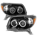 Toyota 4Runner 2006-2009 Black Halo Projector Headlights