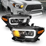 2017 Toyota Tacoma TRD Black Projector Headlights LED DRL Signals
