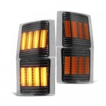 1995 Chevy Silverado Black LED Side Marker Parking Lights