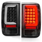 Ford Ranger 1993-1997 Black Tube LED Tail Lights