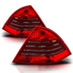 2004 Mercedes Benz C Class Smoked LED Tail Lights